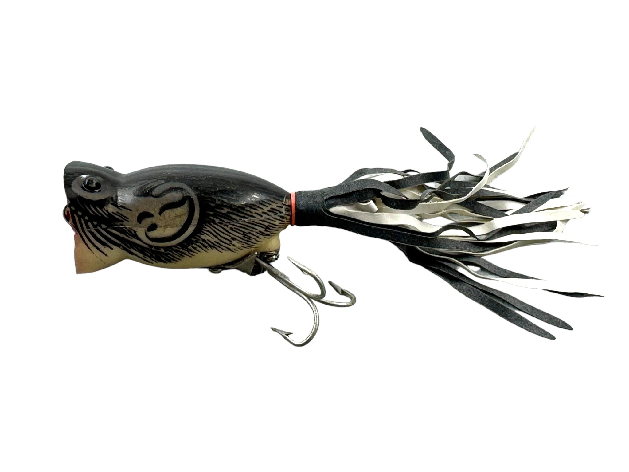 1/4 oz Vintage Fred Arbogast HULA POPPER Fishing Lure w/ Trailer Hook   MOUSE