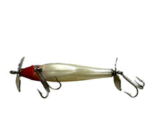 Charger l&#39;image dans la galerie, Belly View of CREEK CHUB STREEKER Vintage Topwater Fishing Lure in REDHEAD
