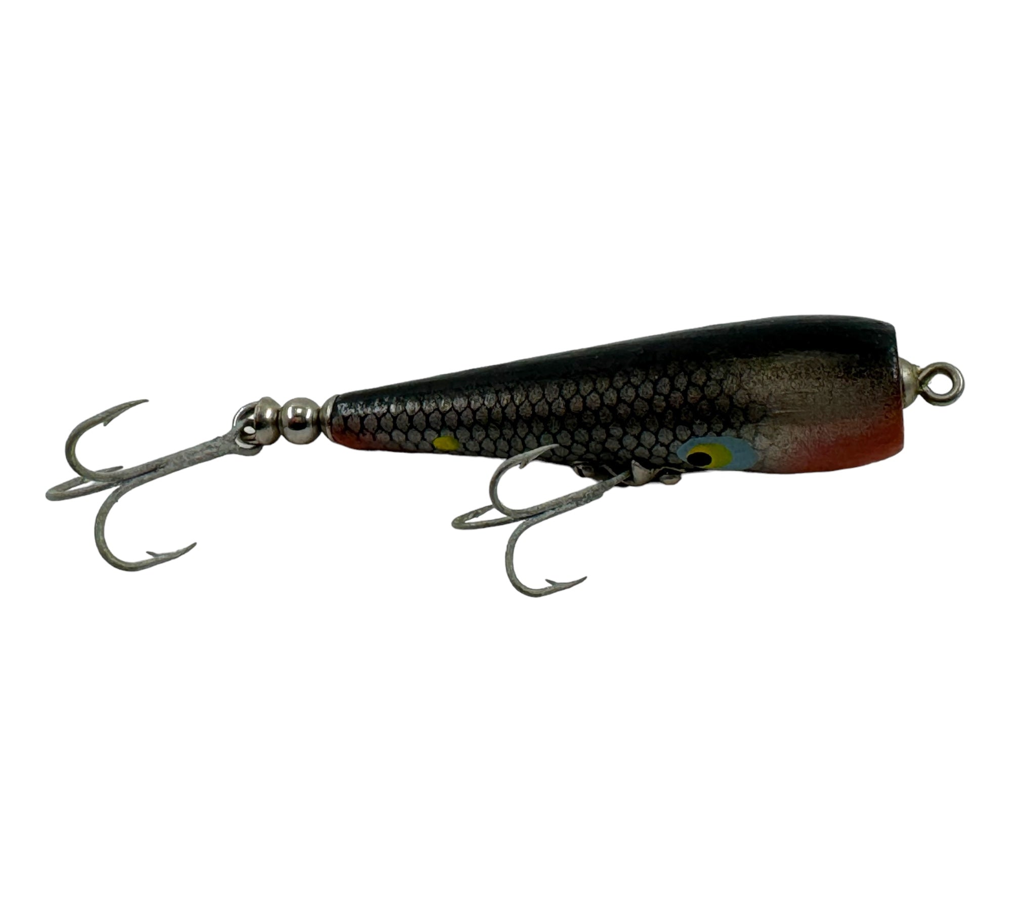 SMITHWICK LURES CARROT TOP Wood Fishing Lure • BLACK SHINER – Toad