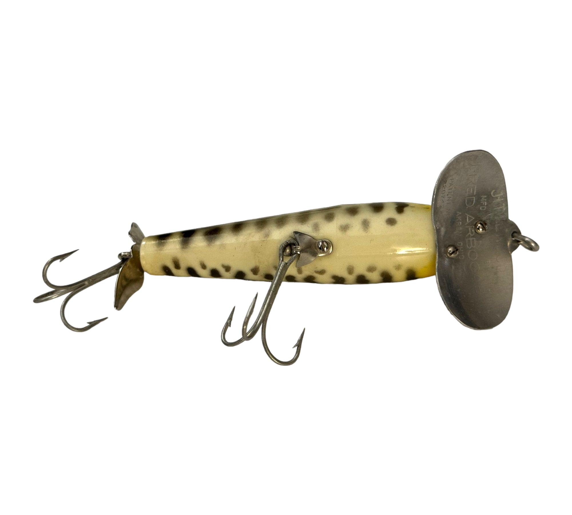 antique frog fishing lures for sale F.S. BURROUGHS & COMPANY CROAKER LURE Toad Tackle Pflueger Conrad Frog Vintage Lure