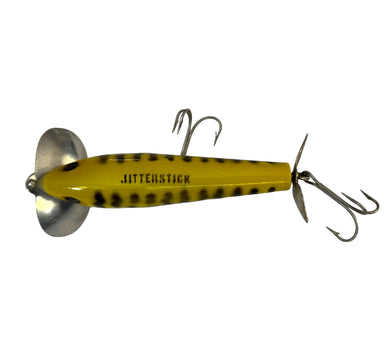 Vintage Fred Arbogast Jitterbug , 1/4oz Yellow fishing lure #1830
