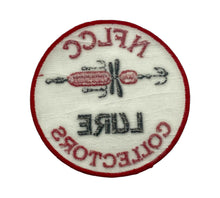 Lade das Bild in den Galerie-Viewer, Back view of NFLCC PREMIERE EDITION FISHING PATCH • Antique SHAKESPEARE REVOLUTION LURE
