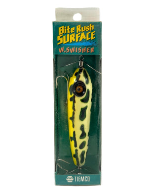 TIEMCO BITE RUSH SURFACE W. SWISHER Topwater Fishing Lure in YELLOW DART FROG