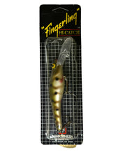 Load image into Gallery viewer, LUHR JENSEN CRANKBAIT CORP FINGERLING Fishing Lure in &quot;MUSKY STRIPES&quot; Custom Painted by John Latham of Michigan
