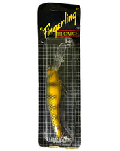 Load image into Gallery viewer, Cover Photo for LUHR JENSEN CRANKBAIT CORP FINGERLING Fishing Lure in &quot;PERCH SCALE&quot; Custom Painted by John Latham of Michigan
