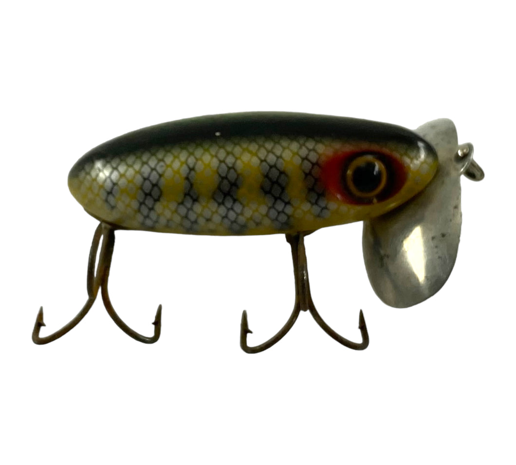Right Facing View of FRED ARBOGAST JITTERBUG Fishing Lure in PERCH