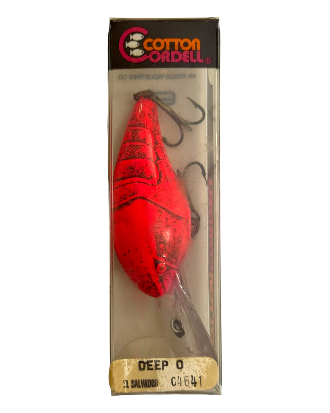 COTTON CORDELL DEEP BIG O Fishing Lure w/Original Box in Crawfish