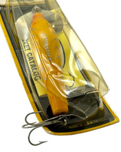 Load image into Gallery viewer, Up Close View for FRED ARBOGAST 5/8 oz JITTERSTICK Topwater Fishing Lure w/ Box &amp; Pocket Catalog in YELLOW
