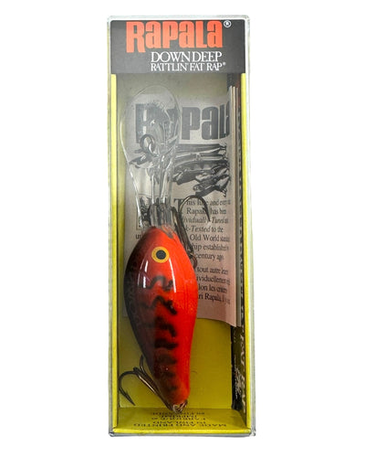 RAPALA LURES DOWN DEEP RATTLIN FAT RAP 5 Fishing Lure in ORANGE CRAWDAD