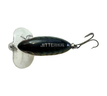 Lade das Bild in den Galerie-Viewer, Stencil View of ARBOGAST 1/4 oz JITTERBUG w/ CLEAR LIP Vintage Fishing Lure in PERCH

