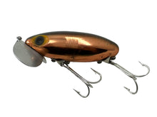 Load image into Gallery viewer, Left Facing View of FRED ARBOGAST 5/8 oz JITTERBUG Topwater Fishing Lure in ROSE CHROME
