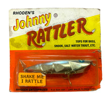 Load image into Gallery viewer, Front Package View of RHODEN&#39;S JOHNNY RATTLER Topwater Fishing Lure from Lake Wales, FLORIDA, USA
