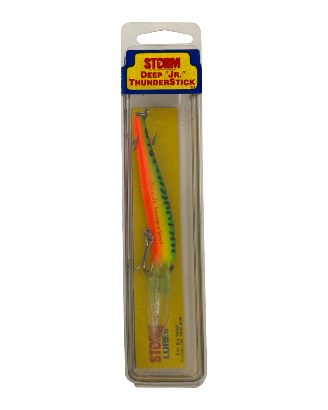 STORM LURES Deep Jr Thunderstick Fishing Lure • HOT TIGER – Toad