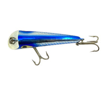 Load image into Gallery viewer, Top View of HEDDON HEDD PLUG 8800 Series Fishing Lure in BLUE SHINER on CHROME BLUE
