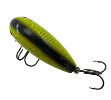 Load image into Gallery viewer, Additional Back View of XCALIBUR TACKLE COMPANY XW6 Wake Bait Fishing Lure in BLACK CHARTREUSE
