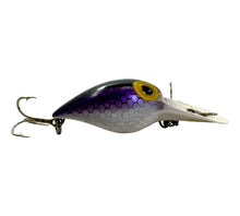 Lataa kuva Galleria-katseluun, Right Facing View of STORM LURES WEE WART Pre-Rapala Fishing Lure in PURPLE SCALE
