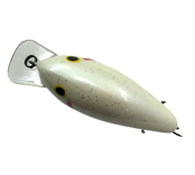 Load image into Gallery viewer, Back View for COTTON CORDELL BIG O Fishing Lure in GHOST SHAD. Fred Young’s Balsa Wood Crankbait. 
