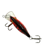 Load image into Gallery viewer, Top View of LUHR JENSEN BASS SPEED TRAP Fishing Lure in HOT TEXAS RED CRYSTAL
