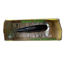 Load image into Gallery viewer, Boxed View of CREME&#39;S 6100 Series MAD DAD Vintage Fishing Lure in Black
