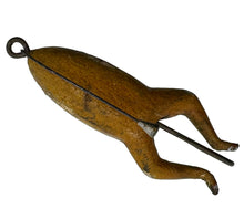 Lataa kuva Galleria-katseluun, Belly View of Antique PFLUEGER CONRAD FROG Fishing Lure
