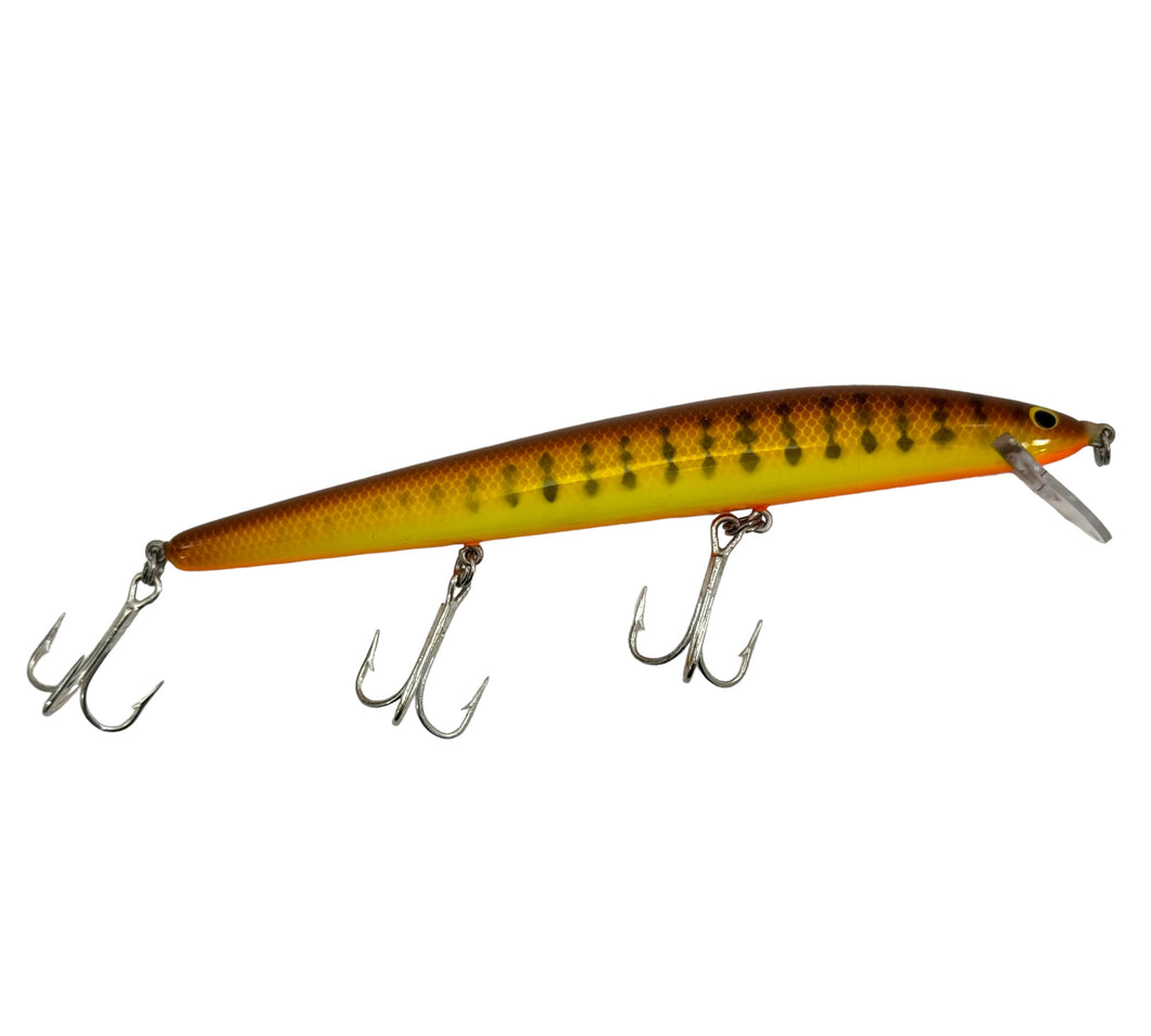 Right Facing View of BAGLEY BAIT COMPANY BANG-O 7 Fishing Lure in DARK CRAYFISH on CHARTREUSE