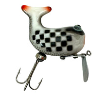 Load image into Gallery viewer, Right Facing View of HEDDON DOWAGIAC INDY CHECKERED FLAG HI TAIL Fishing Lure &quot;500 Winner&quot;
