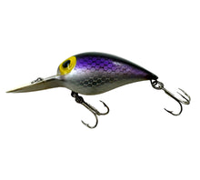 Charger l&#39;image dans la galerie, Left Facing View of STORM LURES WIGGLE WART Fishing Lure in PURPLE SCALE
