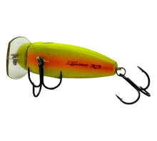 Charger l&#39;image dans la galerie, Belly View of XCALIBUR TACKLE COMPANY XW6 Wake Bait Fishing Lure in BLACK CHARTREUSE
