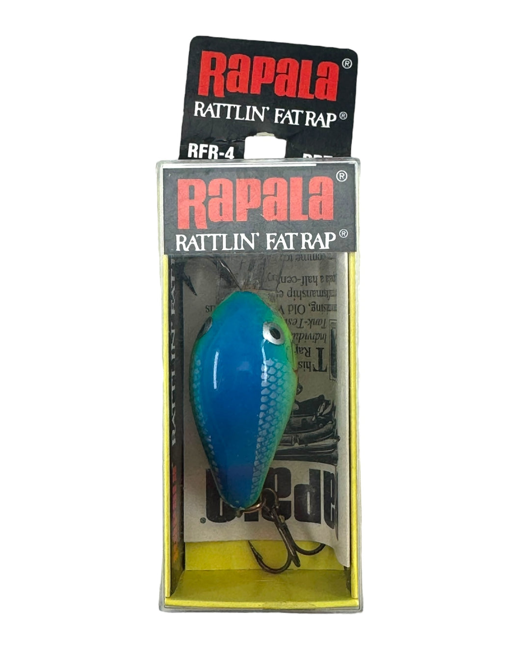 Vintage Rapala Fat Rap RFR-4 GS 5/16 Oz. Finland Bass Fishing Lure