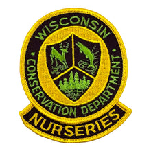 Load image into Gallery viewer, Front View of WISCONSIN CONSERVATION DEPARTMENT NURSERIES Patch
