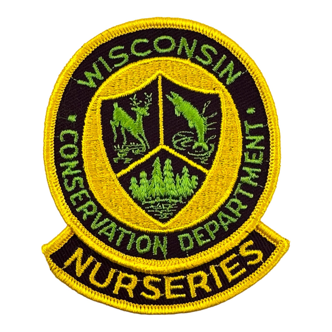 Front View of WISCONSIN CONSERVATION DEPARTMENT NURSERIES Patch