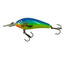 Charger l&#39;image dans la galerie, Left Facing View of RAPALA RATTLIN&#39; FAT RAP Size 7 Fishing Lure in PARROT
