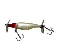 Load image into Gallery viewer, Left Facing View of CREEK CHUB STREEKER Vintage Topwater Fishing Lure in REDHEAD
