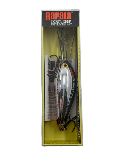 RAPALA LURES DOWN DEEP RATTLIN FAT RAP 7 Fishing Lure in CHROME