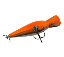 Load image into Gallery viewer, Belly View of NORMAN LURES (Bill Norman) LITTLE N Fishing Lure in FLUORESCENT ORANGE
