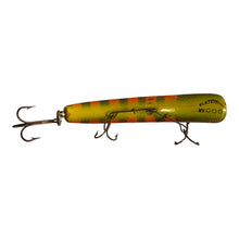 Lade das Bild in den Galerie-Viewer, Belly View of HELIN TACKLE COMPANY FAMOUS FLATFISH Wood Fishing Lure in PERCH SCALE
