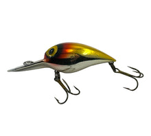 Charger l&#39;image dans la galerie, Left Facing View of STORM LURES WIGGLE WART Fishing Lure in METALLIC YELLOW CLOWN. Highly Collectible &amp; Rare Find.
