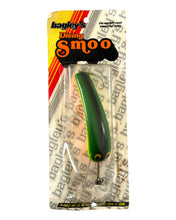 Load image into Gallery viewer, ADDITIONAL VIEW OF BAGLEY LURES DIVING SMOO MUSKY Fishing Lure in HOT GREEN on CHARTREUSE
