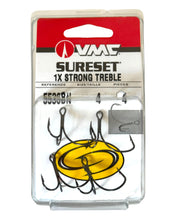 Load image into Gallery viewer, VMC SURESET Size 4 TREBLE HOOKS for Fishing • #5536BN
