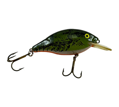 Right Facing View of LUHR JENSEN BASS SPEED TRAP Fishing Lure in GREEN RIVER CRAWFISH