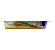 Load image into Gallery viewer, Side View of Old School STORM LURES DEEP JR THUNDERSTICK Fishing Lure in HOT TIGER

