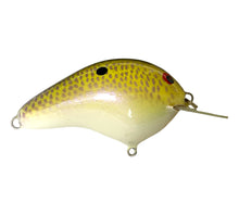 Load image into Gallery viewer, Handmade Bass Lures • BRIAN&#39;S BEES CRANKBAITS FAT BODY SQUARE BILL Fishing Lure • #5 PURPLE BACK/SPOT &amp; YELLOW
