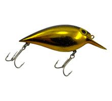 Load image into Gallery viewer, Right Facing View of STORM LURES ThinFin FATSO Fishing Lure in METALLIC YELLOW/BLACK BACK

