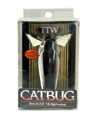 LUCKY CRAFT TTW CAT BUG Topwater Fishing Lure in Chrome. Japanese Bait.