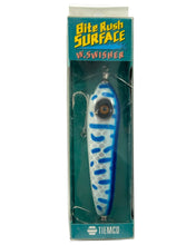 Lataa kuva Galleria-katseluun, TIEMCO BITE RUSH SURFACE W. SWISHER Topwater Fishing Lure in SILVER BLUE
