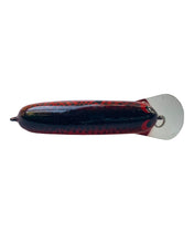 Load image into Gallery viewer, Handmade Bass Lures • BRIAN&#39;S BEES CRANKBAITS 2 3/8&quot; THICK FLAT SIDE ROUND BILL Fishing Lure • #220 RED BLACK
