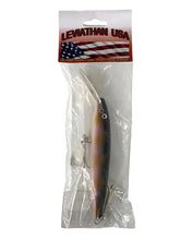Load image into Gallery viewer,  LEVIATHAN USA Hand Painted Balsa Wood 5&quot; Fishing Lure in BLACK &amp; PURPLE
