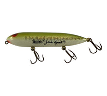 Load image into Gallery viewer, Left Facing View of Heddon Special Production Zara Spook with Signature from Zell Rowland with Sparkle Finish

