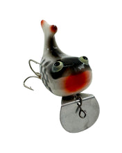 Load image into Gallery viewer, Face View of HEDDON DOWAGIAC INDY CHECKERED FLAG HI TAIL Fishing Lure &quot;500 Winner&quot;
