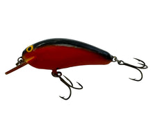 Lataa kuva Galleria-katseluun, Left Facing View of ORIGINAL TENNESSEE SHAD SQUARE LIP Fishing Lure in ORANGE w/ BLACK BACK. Handmade Balsa Crankbait.
